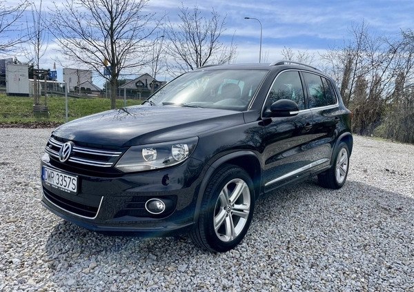 Volkswagen Tiguan cena 57900 przebieg: 186000, rok produkcji 2012 z Koło małe 466